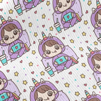 Unicorn Dress Up Girl Standard Corduroy