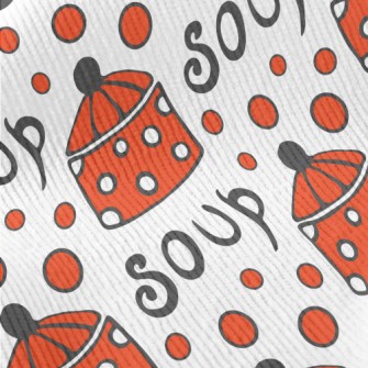 Cute Polka Dot Soup Pot Standard Corduroy