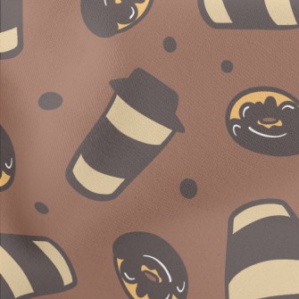 Hot Coffee Donut Stretch Ponte