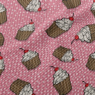 Delicious And Sweet Cherry Cup Birdseye Piqué