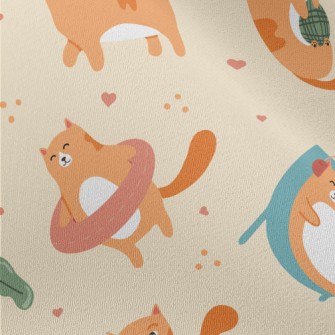 Daily Life Color Cat Chiffon