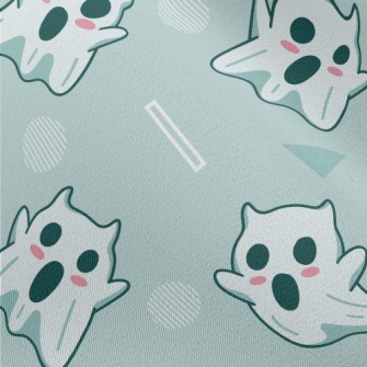 Screaming Scary Cute Ghost Chiffon