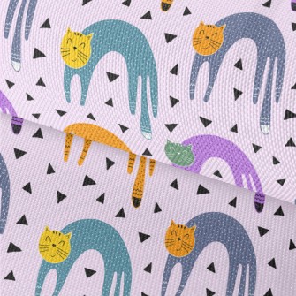 Abstract Colorful Cat Waterproof Oxford