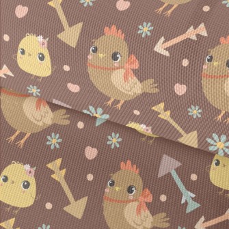 Cute And Warm Chicken Family Waterproof Oxford