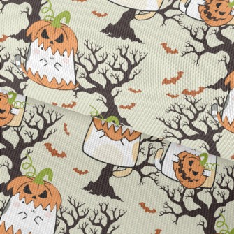 Pumpkin Cat And Tree Bat Waterproof Oxford