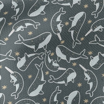 Star Pattern Whale Waterproof Canvas