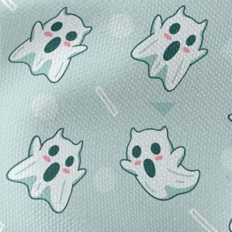 Screaming Scary Cute Ghost Waterproof Canvas