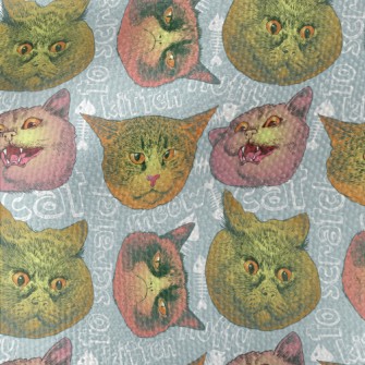 Realistic Cat Head Waterproof Canvas