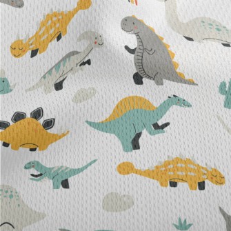 Cute Children&#39;s Dinosaur Athletic Mesh Flat Back