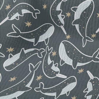 Star Pattern Whale Terry