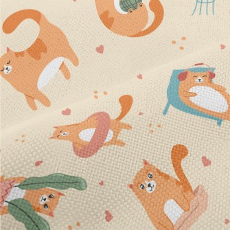 Daily Life Color Cat Performance Linen