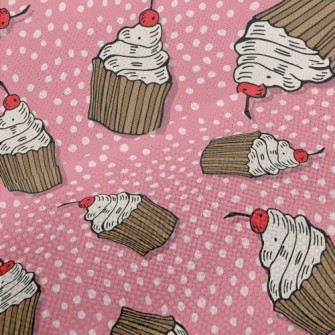 Delicious And Sweet Cherry Cup Performance Linen