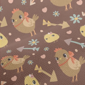 Cute And Warm Chicken Family Performance Linen