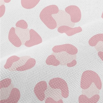 Pink And Cute Leopard Print Performance Linen