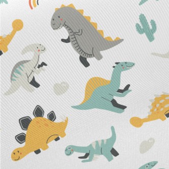 Cute Children&#39;s Dinosaur Twill