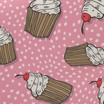 Delicious And Sweet Cherry Cup Twill