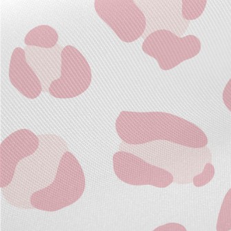 Pink And Cute Leopard Print Twill