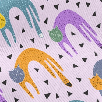 Abstract Colorful Cat Standard Corduroy