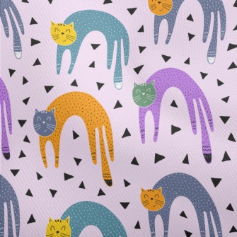 Abstract Colorful Cat Dobby