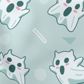 Screaming Scary Cute Ghost Stretch Ponte
