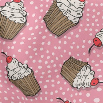 Delicious And Sweet Cherry Cup Stretch Ponte