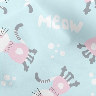 Cat In Pink Sweater Micro Fleece