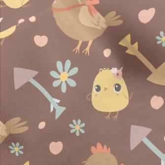 Cute And Warm Chicken Family Micro Fleece