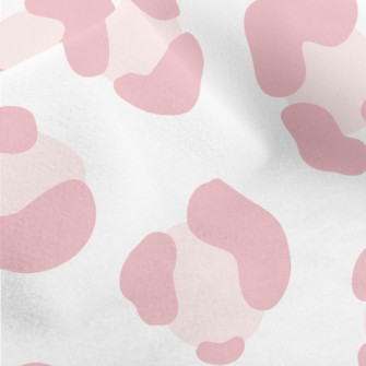 Pink And Cute Leopard Print Micro Fleece