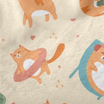 Daily Life Color Cat Minky