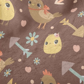Cute And Warm Chicken Family Minky