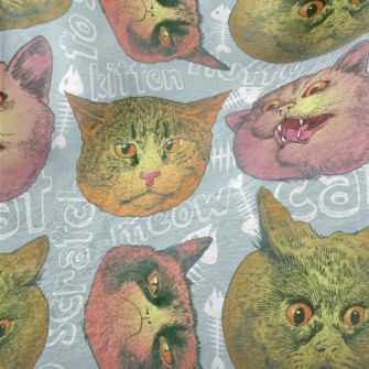 Realistic Cat Head Minky
