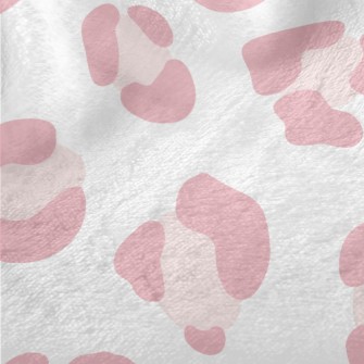 Pink And Cute Leopard Print Minky