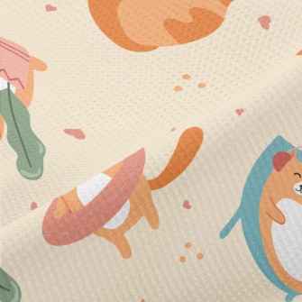 Daily Life Color Cat Piqué