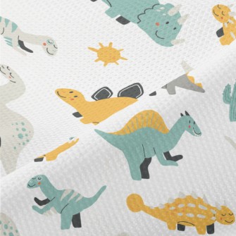 Cute Children&#39;s Dinosaur Piqué