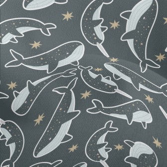 Star Pattern Whale Lightweight Performance Linen