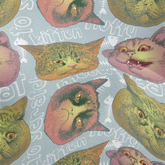 Realistic Cat Head Lightweight Performance Linen