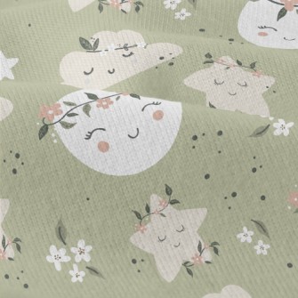 Gentle Moon And Clouds Wearing Modern Jersey
