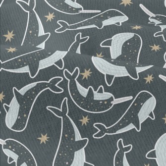 Star Pattern Whale Modern Jersey