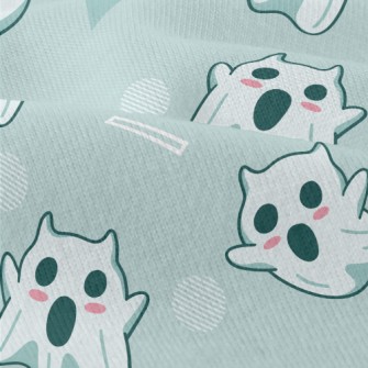 Screaming Scary Cute Ghost Modern Jersey