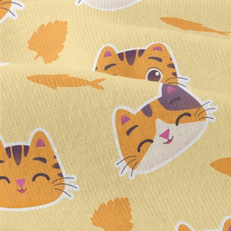 Cute Orange Cat Modern Jersey