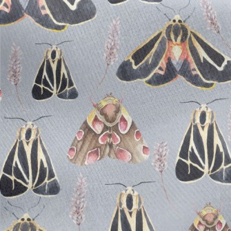 Watercolor Hand Drawn Gorgeous Jersey Backed Fleece