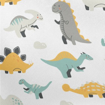 Cute Children&#39;s Dinosaur Pongee