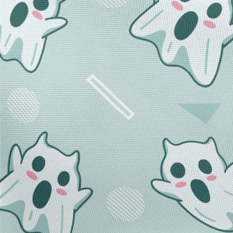 Screaming Scary Cute Ghost Pongee