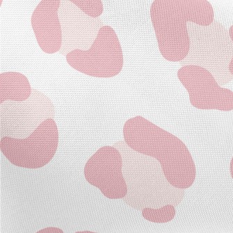 Pink And Cute Leopard Print Pongee