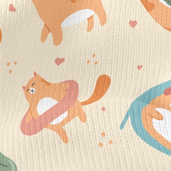 Daily Life Color Cat Stretch Jersey