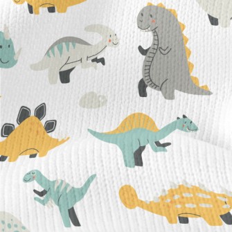 Cute Children&#39;s Dinosaur Stretch Jersey