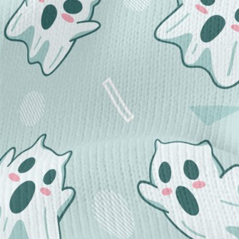 Screaming Scary Cute Ghost Stretch Jersey