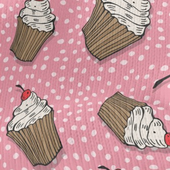 Delicious And Sweet Cherry Cup Stretch Jersey