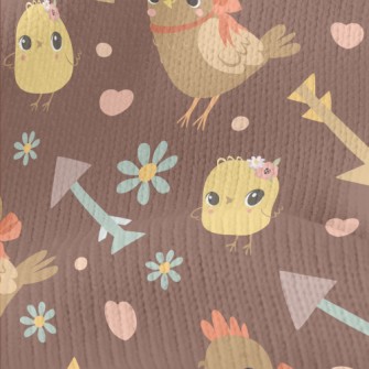 Cute And Warm Chicken Family Stretch Jersey