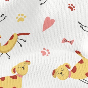 Puppy Running Leisurely Stretch Jersey